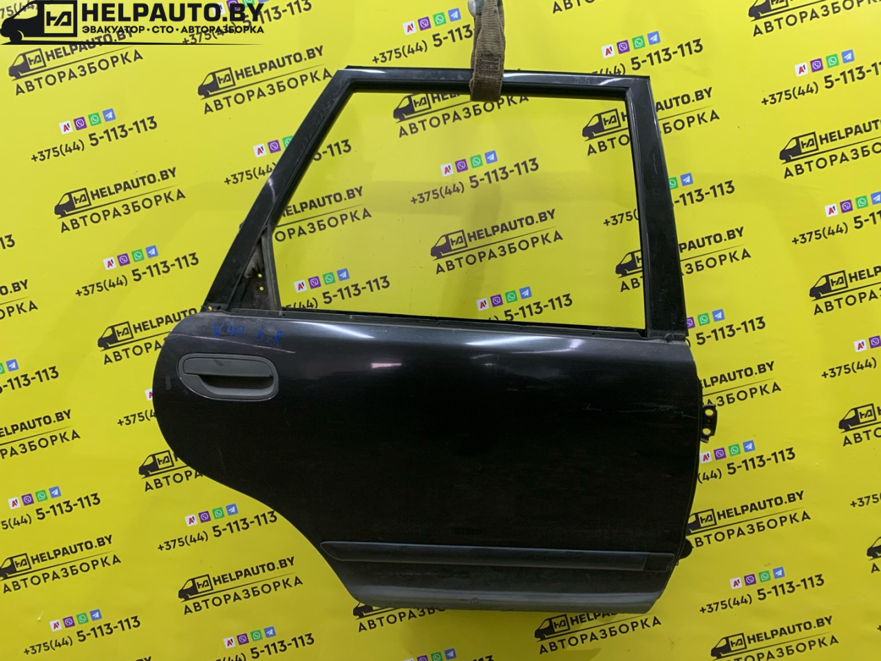дверь задняя правая Volvo V40 1 поколение 1999, 2.0 л., B 4204 S, бензин, АКПП, синий, универсал, передний привод - фото №1