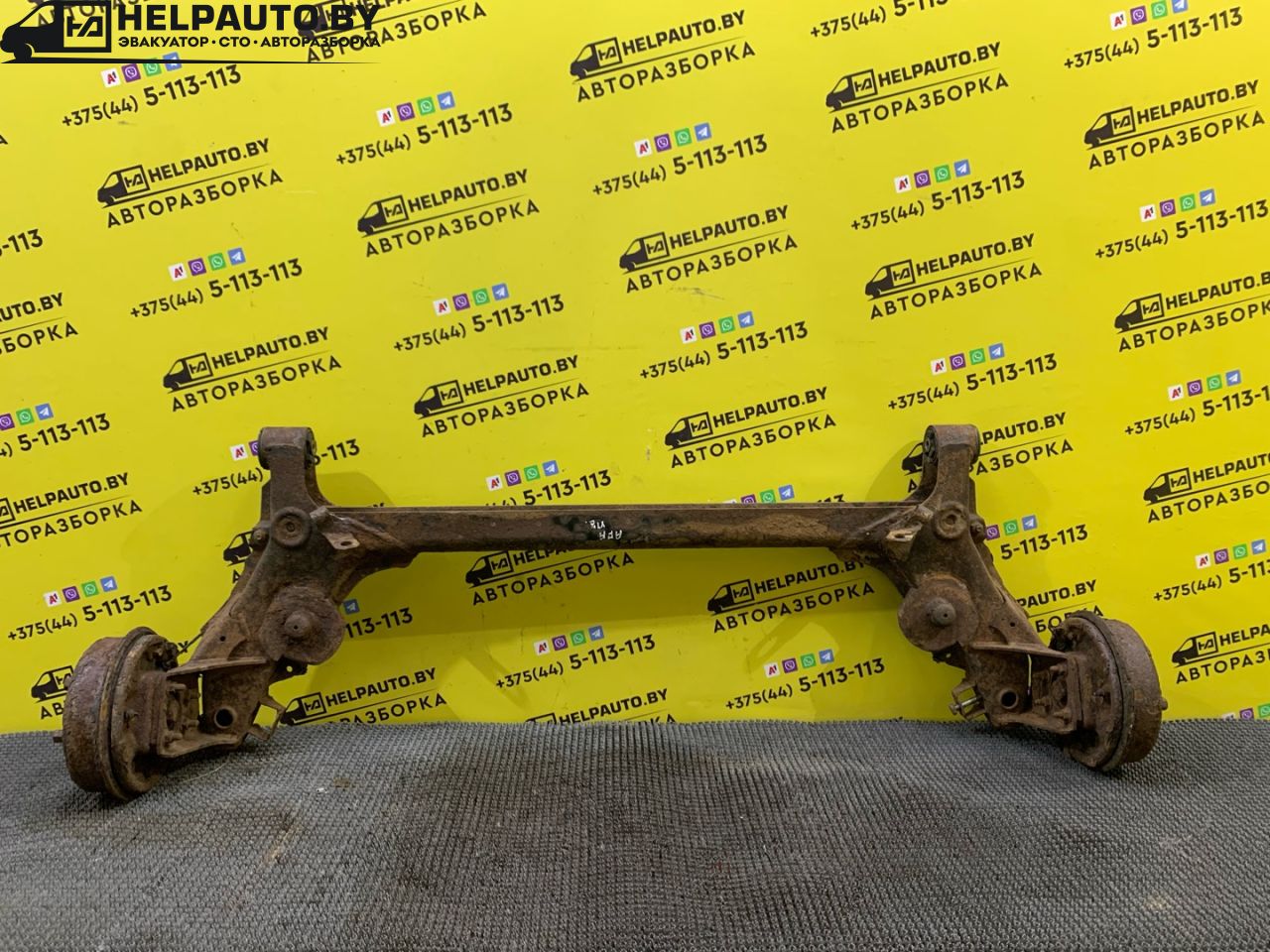 балка подвески задняя Opel Astra F 1994, 1.6 л., X 16 SZ, бензин, АКПП, синий, хетчбэк 5 дв., передний привод - фото №1