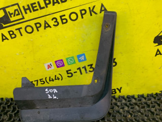 брызговик левый зад. Kia Sorento 1 поколение 2005, 2.5 л., D4CB, дизель, АКПП, черный, внедорожник 5 дв., полный подключаемый привод