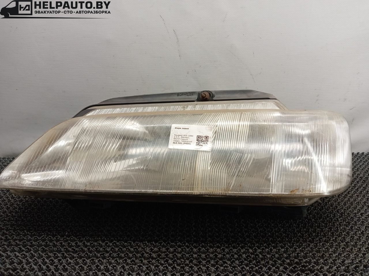 фара левая Peugeot 605 1 поколение 1994, 2.0 л., бензин, МКПП, серый, седан, передний привод - фото №1