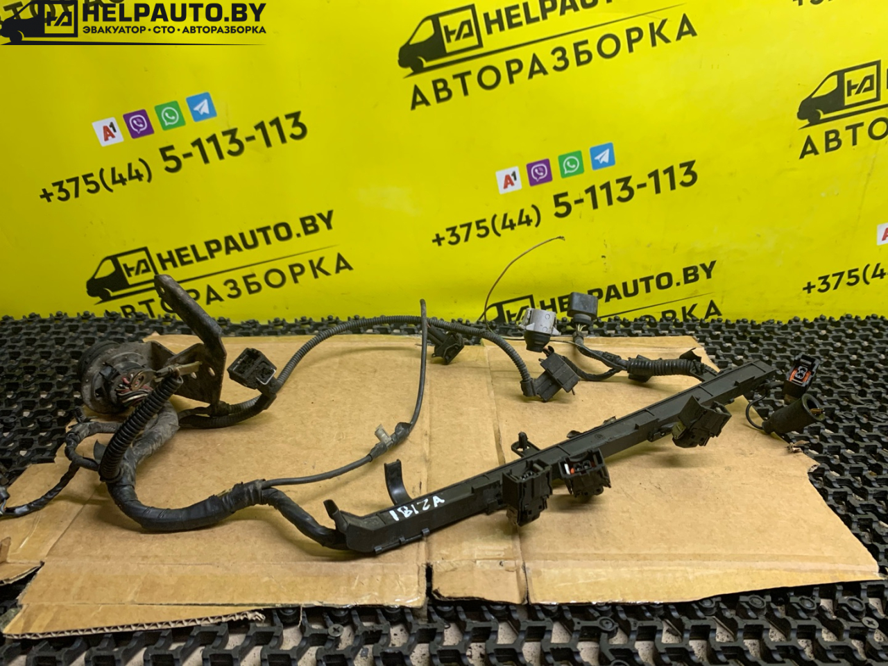 проводка двигателя SEAT Ibiza 2 поколение 1998, 1.6 л., ALM, бензин, 5МКПП, синий, хетчбэк 5 дв., передний привод - фото №1