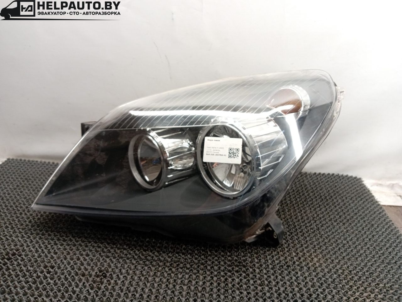 фара левая Opel Astra H 2005, 1.7 л., дизель, МКПП, синий, хетчбэк 5 дв., передний привод - фото №1