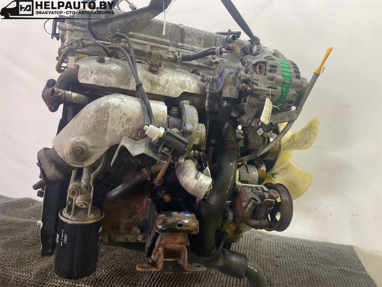 патрубок радиатора Kia Sorento 1 поколение 2003, 2.5 л., D4CB, дизель, МКПП, внедорожник 5 дв. - фото №1