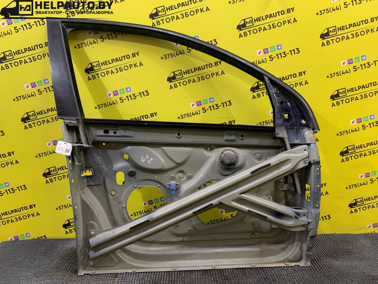 рамка двери Volkswagen Golf 5 поколение 2008, 1.4 л., BUD, бензин, 5МКПП, синий, хетчбэк 5 дв., передний привод - фото №1