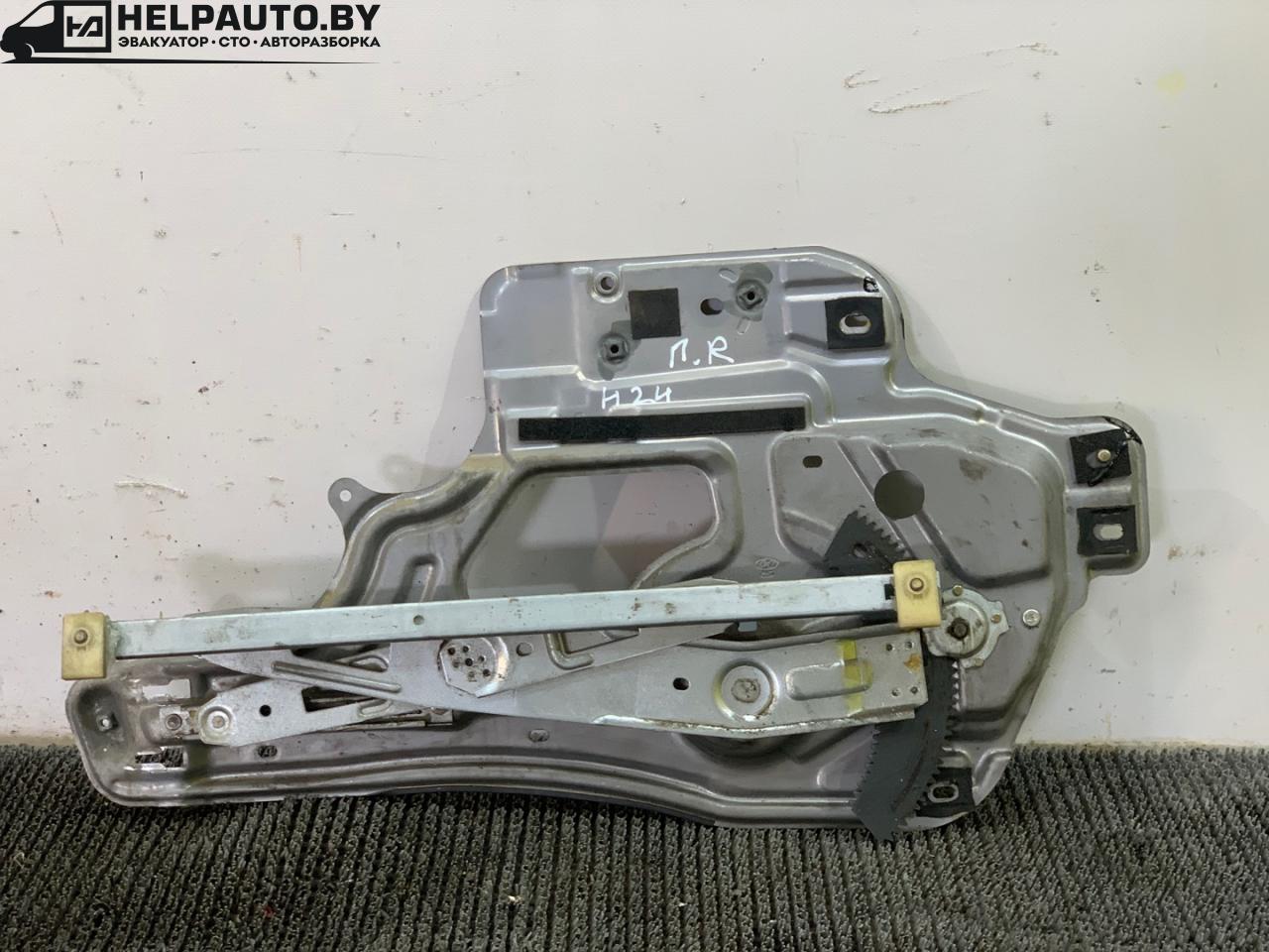 стеклоподъемник электрический передний правый Hyundai Santa Fe 1 поколение (SM) 2001, 2.4 л., бензин, МКПП, черный, внедорожник 5 дв., передний привод, 82480-26020 - фото №1