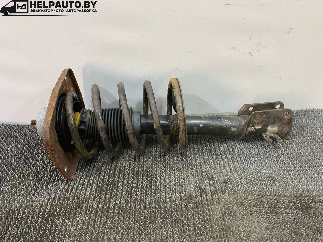 стойка передняя левая Fiat Scudo 1 поколение (1996 - 2007), 2.0 л., дизель, МКПП, белый, минивэн, передний привод, 4203-9279 - фото №1