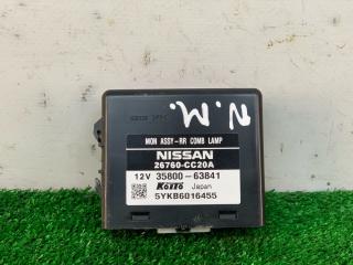 блок управления светом Nissan Murano Z50 2005, 3.5 л., бензин, АКПП, черный, внедорожник 5 дв., полный привод, 26760-CC20A, 35800-63841