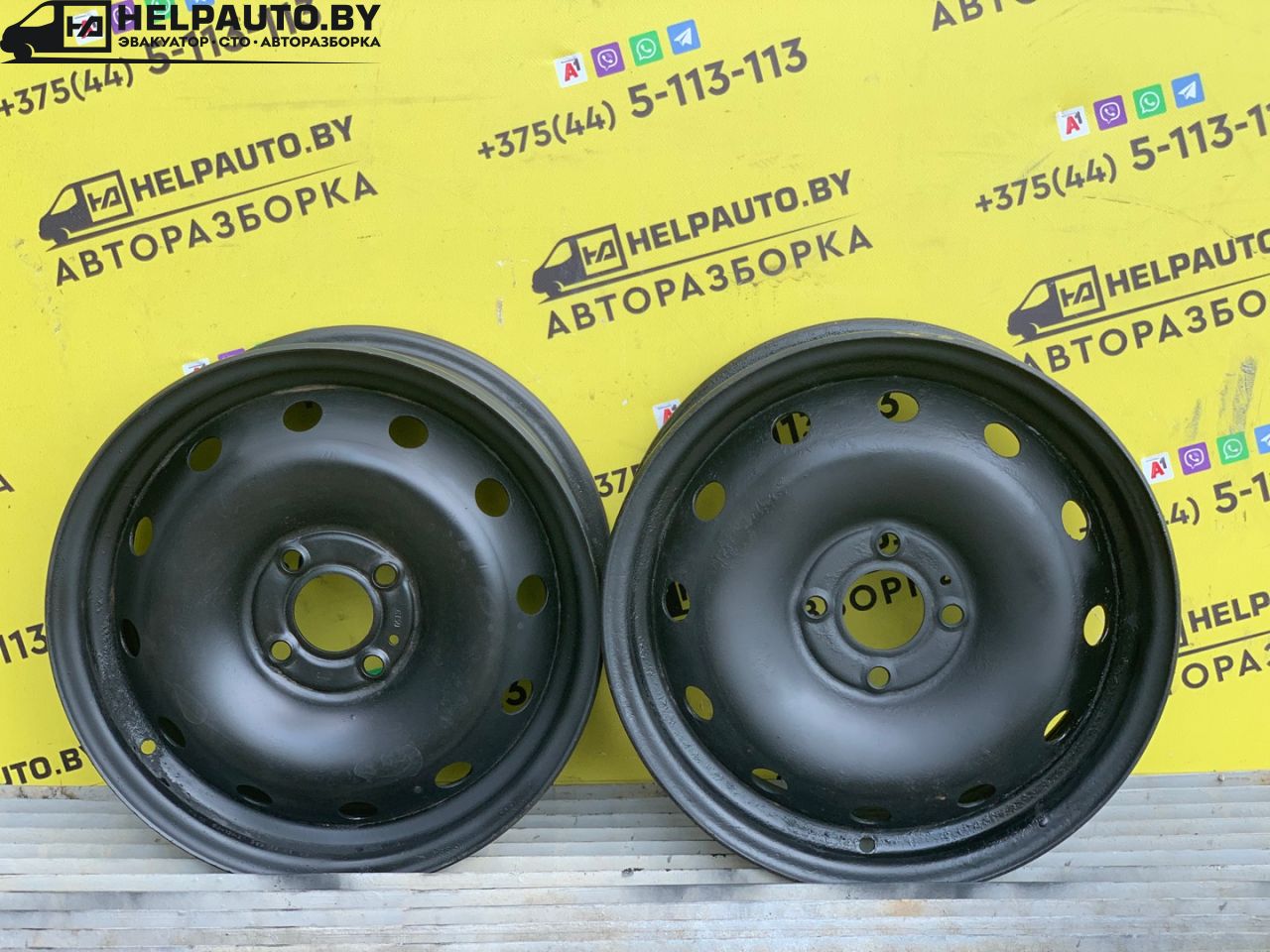 диск штампованный Renault - фото №1