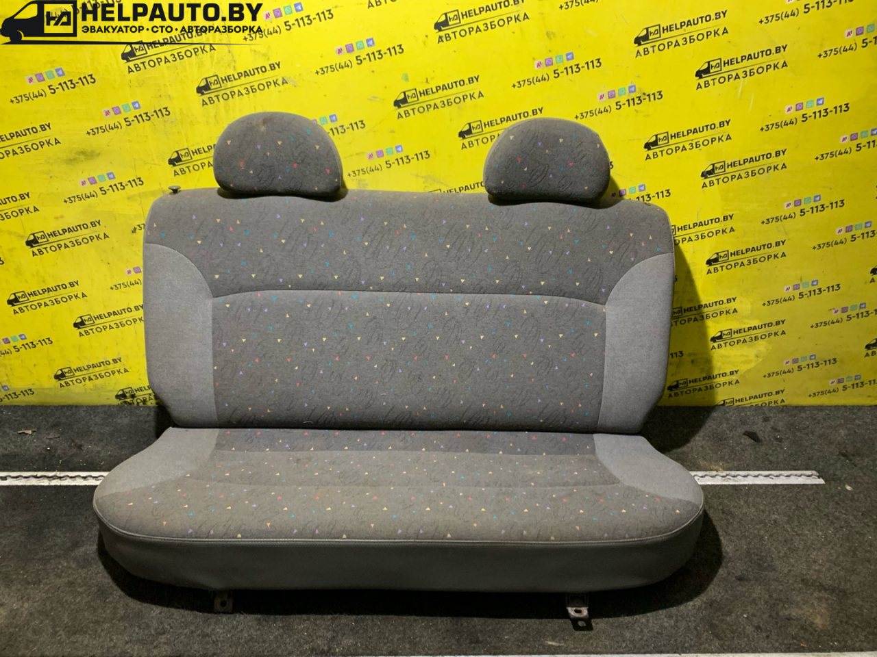 салон (комплект сидений) Hyundai Atos 1 поколение 1998, 0.8 л., бензин, МКПП, синий, хетчбэк 5 дв., передний привод - фото №1