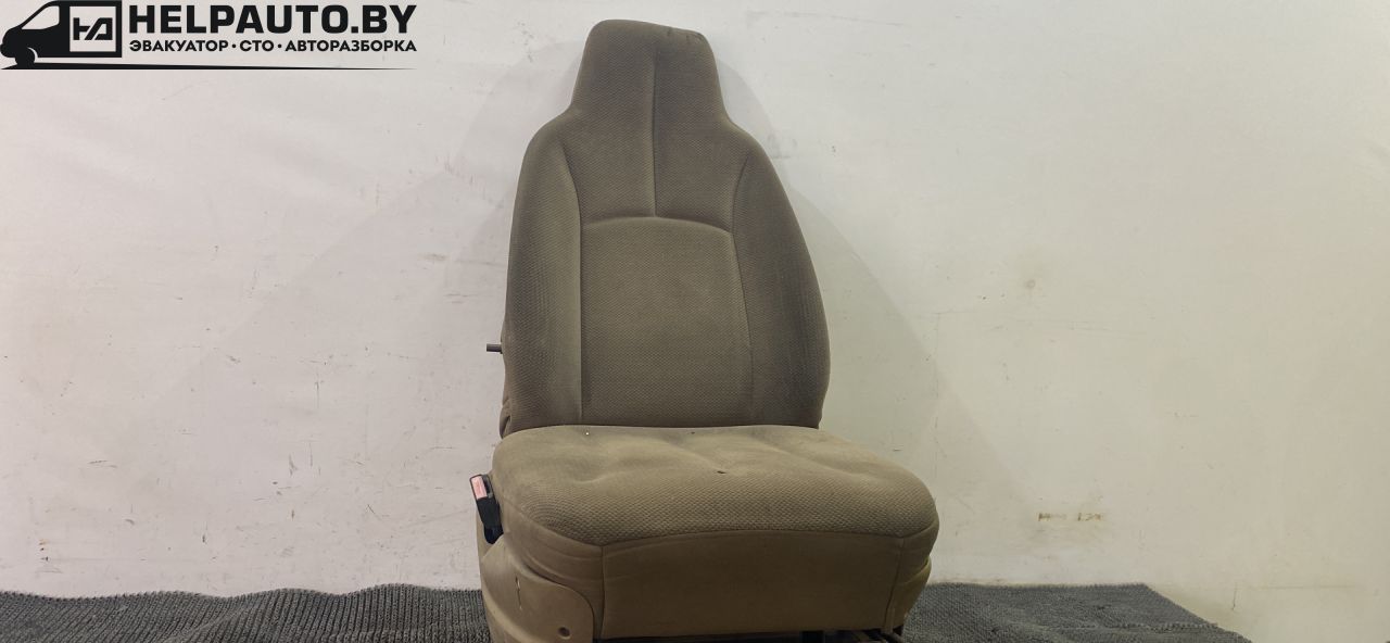 сиденье переднее Dodge Caravan 3 поколение RG 1999, 2.4 л., EDZ, бензин, АКПП, темно зеленый, передний привод - фото №1