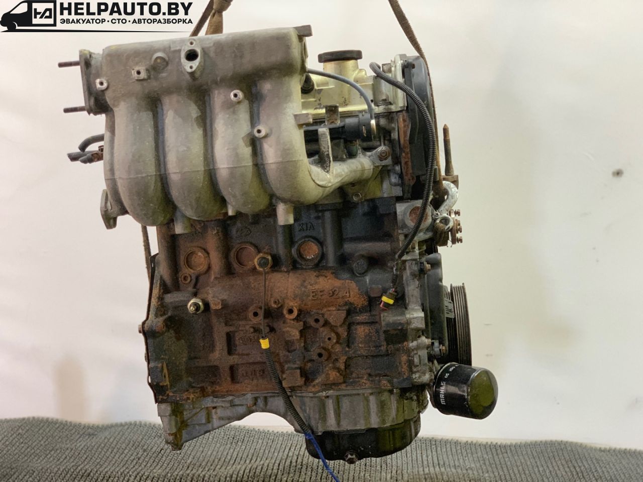 топливная рампа Hyundai Santa Fe 1 поколение (SM) 2003, 2.4 л., бензин, МКПП, серебристый, внедорожник 5 дв., передний привод - фото №1