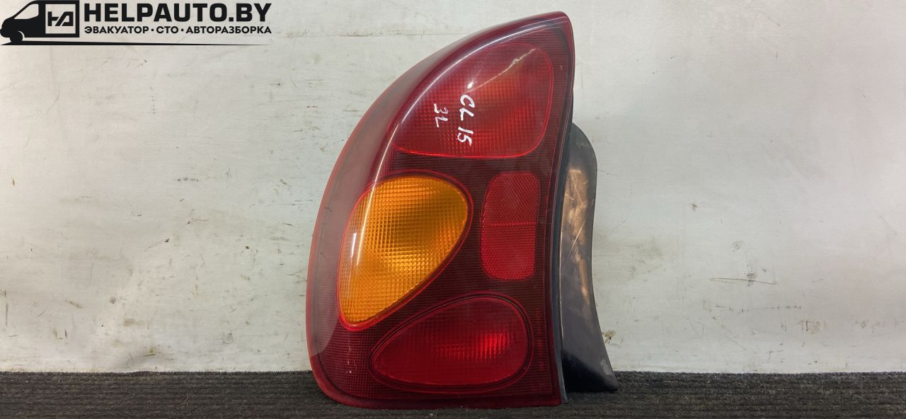 фонарь задний левый Chevrolet Lanos 1 поколение 2003, 1.5 л., A15SMS, бензин, МКПП, зелёный, седан, передний привод - фото №1