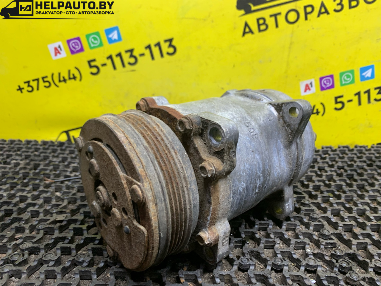 компрессор кондиционера Geely CK Otaka 1 поколение 2006, 1.5 л., бензин, МКПП, золотистый, седан, передний привод - фото №1
