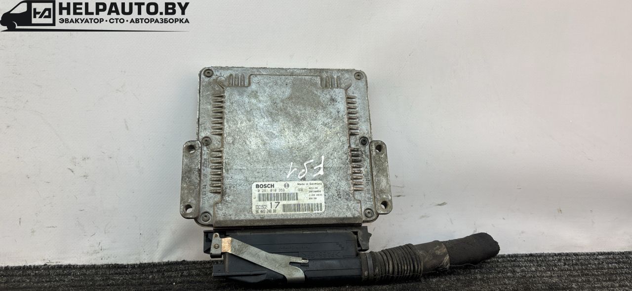блок управления двигателем Fiat Scudo 1 поколение (1996 - 2007), 2.0 л., дизель, МКПП, белый, минивэн, передний привод, 0281010359 - фото №1