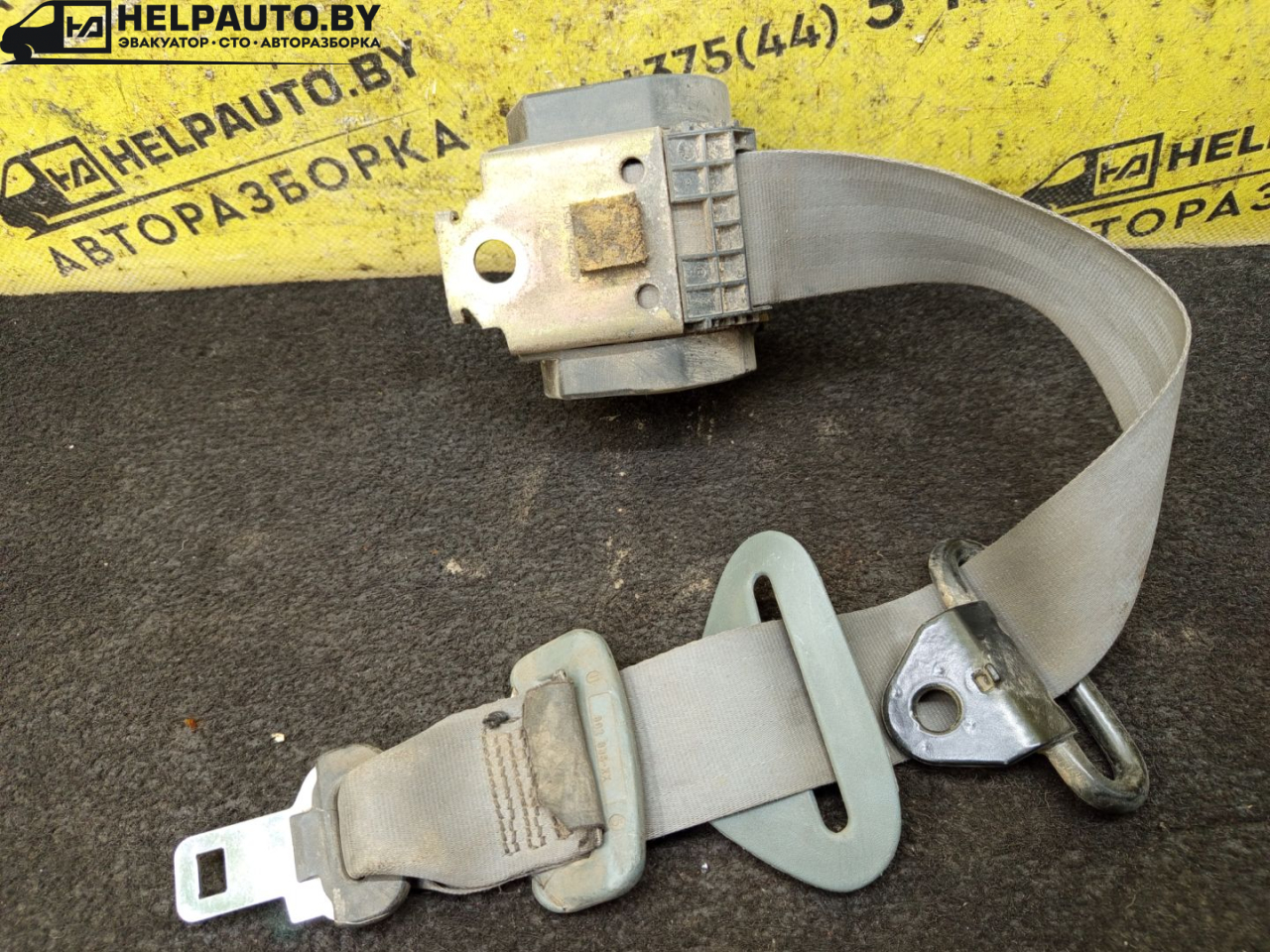 ремень безопасности Renault Scenic 1 поколение 1998, 1.9 л., F9Q 716, дизель, МКПП, синий, минивэн, передний привод - фото №1