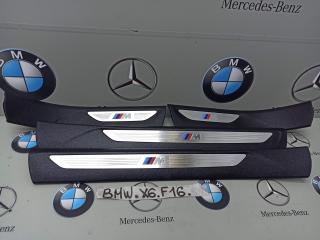накладка на порог внутренняя BMW X6 F16 2016, 3.0 л., бензин, правый руль, 7382255, 7382256, 7382258, 7382257