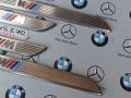 комплект накладок на пороги (внутренние) BMW X5 E70 2009, 7205263, 7205265 - фото №3