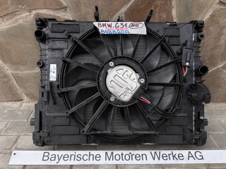 кассета радиаторов BMW 5 серия G30/G31 G31 2018, 2.0 л., B48 B20 A, бензин, задний привод, правый руль, 8480984, 7953401, 8686163