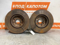 диск тормозной передний Volkswagen Golf 5 поколение 2008, 1.4 л., BLG, бензин, робот, универсал, передний привод, 1K0615301AA - фото №2