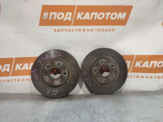 диски тормозные (комплект) Honda Accord 8 поколение 2009, 2.4 л., K24A, бензин, АКПП, nh731p crystal black p, универсал, передний привод, 45251-SDS-A00, 4521TA1A00