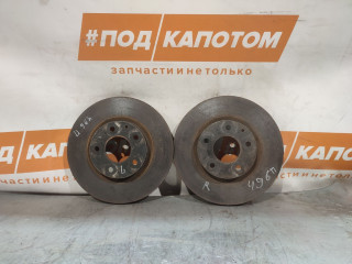 диски тормозные (комплект) Mazda CX-5 1 поколение 2012, 2.0 л., PE-VPS, бензин, АКПП, внедорожник 5 дв., передний привод, K01133251B, KD4533251
