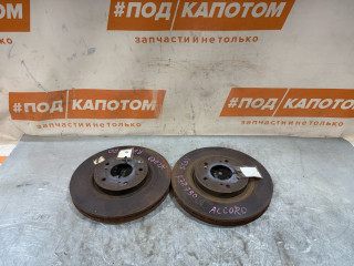диски тормозные (комплект) Honda Accord 8 поколение 2009, 2.4 л., K24A, бензин, АКПП, nh624p premium white p, универсал, передний привод, 45251-SDS-A00, 45251TA1A00