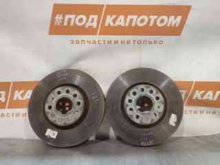 диски тормозные (комплект) Volkswagen Jetta 5 поколение 2008, 1.4 л., BLG, бензин, АКПП, седан, передний привод, 5Q0615601G, 1K0615301AA