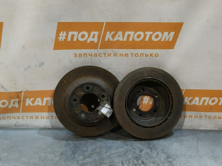 диски тормозные задние Volkswagen Touareg 2 поколение 2012, 3.0 л., CRCA, дизель, АКПП, 2t/c9x, внедорожник 5 дв., полный привод, 7L8615601C