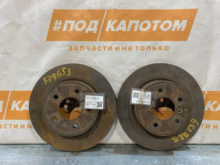 диск тормозной задний Nissan Qashqai 2 поколение 2015, 2.0 л., MR20DD, бензин, АКПП, qab white(pearl), внедорожник 5 дв., передний привод, 432064EA0B