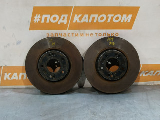 диски тормозные (комплект) Hyundai ix35 1 поколение 2012, 2.0 л., G4KD, бензин, АКПП, tcm (phantom black), внедорожник 5 дв., передний привод, 517123K160