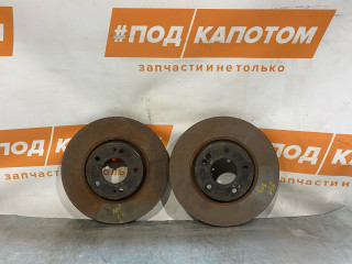 диски тормозные (комплект) Hyundai ix35 1 поколение 2012, 2.0 л., G4KD, бензин, АКПП, tcm (phantom black), внедорожник 5 дв., передний привод