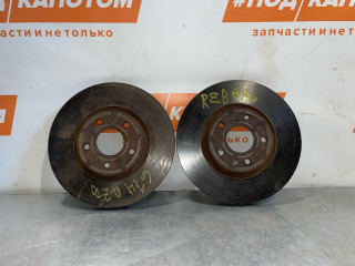 диск тормозной передний Ford Focus 3 поколение 2011, 2.0 л., MGDA, бензин, АКПП, panther black (metallic), седан
