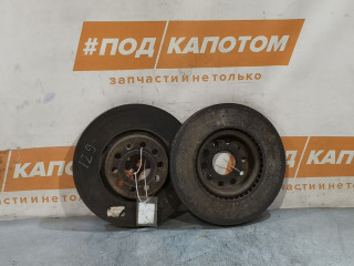 диски тормозные (комплект) Volkswagen Golf 5 поколение 2009, 1.4 л., CAVD, бензин, АКПП, универсал, передний привод, 5Q0615601G, 1K0615301AA