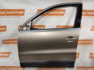 дверь передняя левая Volkswagen Tiguan 1 поколение [рестайлинг] 2012, 1.4 л., CTHA, бензин, АКПП, 0n / a1x, передний привод, 5N0831055B