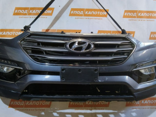 Ноускат Бампер Hyundai Santa Fe 3 поколение [рестайлинг] 2017, 2.2 л., D4HB, дизель, АКПП, t6s, внедорожник 5 дв., полный привод