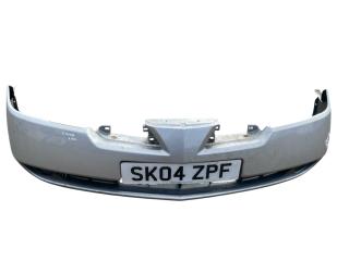 бампер передний Nissan Primera P12 2004, 2.2 л., YD22DDT, дизель, 6МКПП, silver / ky0, лифтбэк, передний привод, правый руль