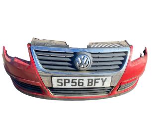 бампер передний Volkswagen Passat B6 2006, 1.9 л., BXE, дизель, 5МКПП, tornadorot / ly3d, универсал, передний привод, правый руль