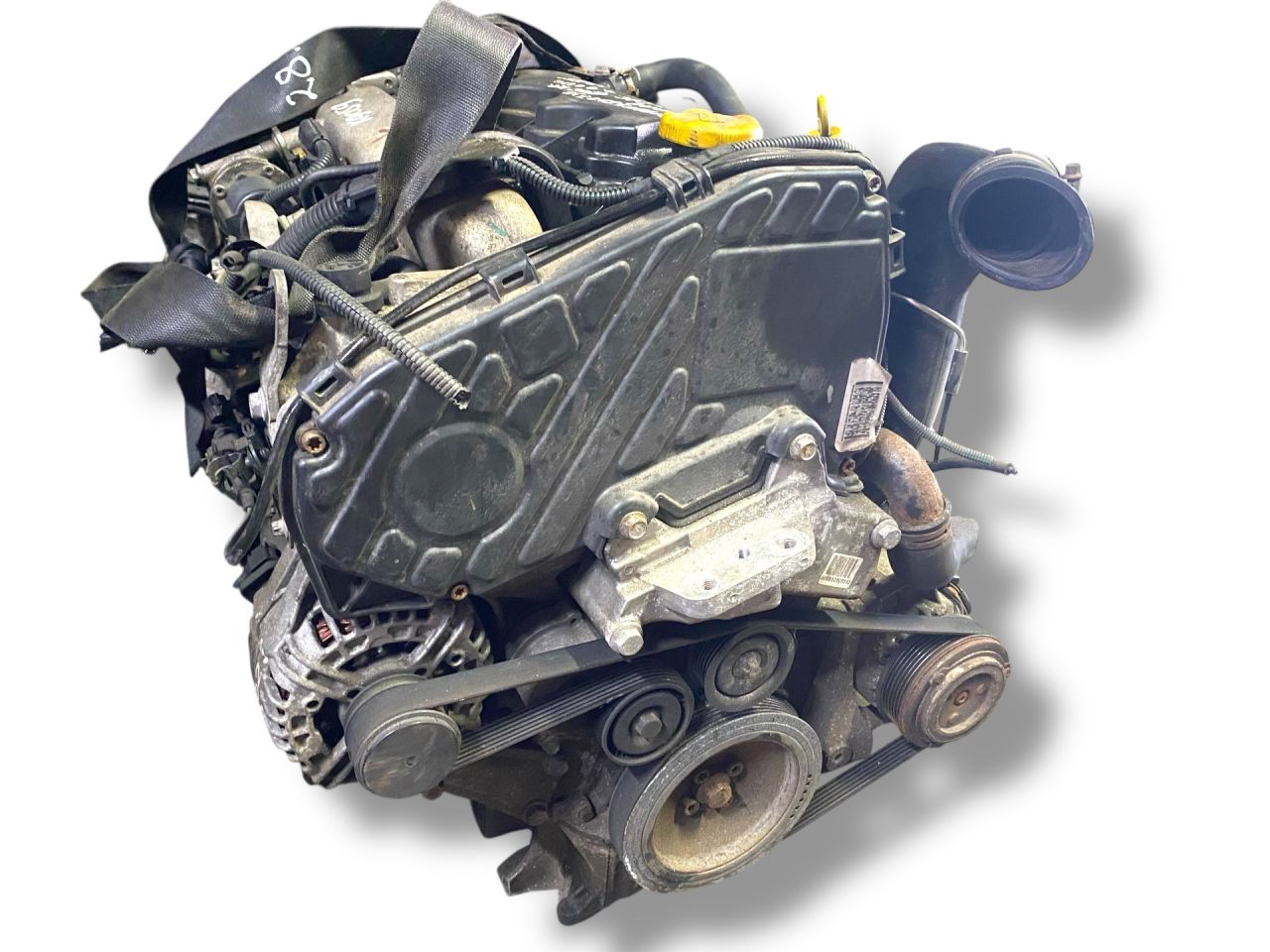 двигатель Opel Astra H 2007, 1.9 л., Z 19 DT, дизель, АКПП, lichtsilber / 4au, хетчбэк 5 дв., передний привод, правый руль, Z19DT - фото №1