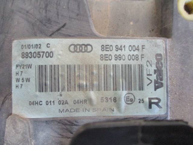 Фара передняя левая Audi A4 B6 купить в России