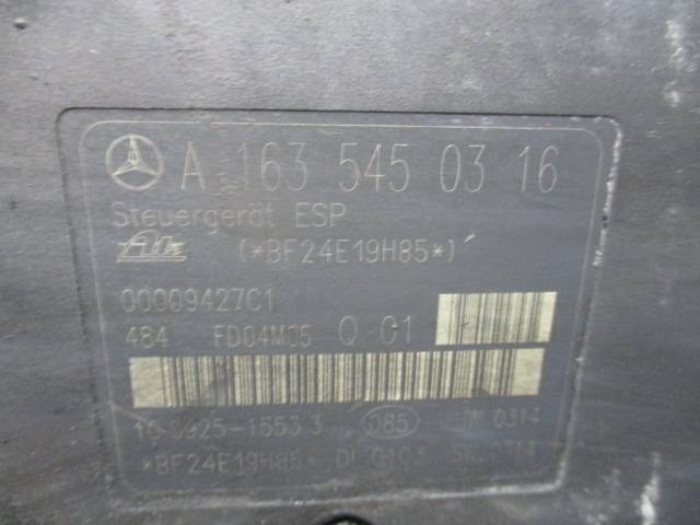 Блок ABS Mercedes ML-Class (W163) купить в Беларуси