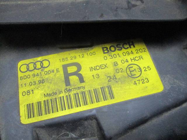 Фара передняя правая Audi A4 B5 купить в Беларуси