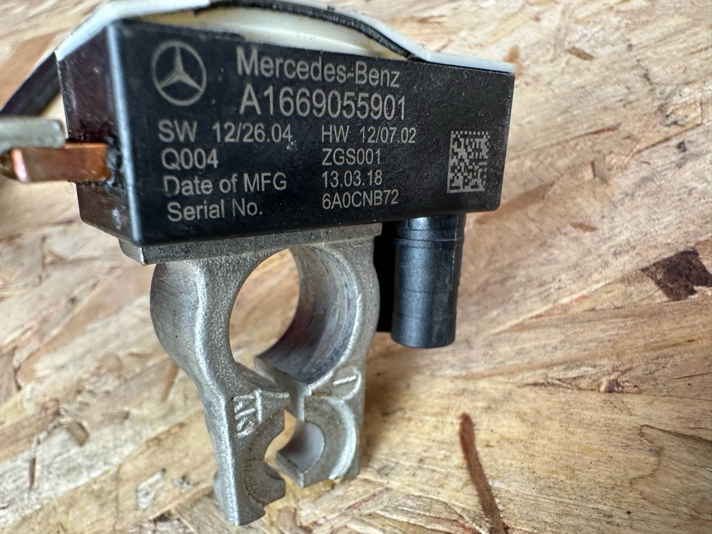 Провод аккумулятора минусовой Mercedes GLE-Class (W166) купить в Беларуси