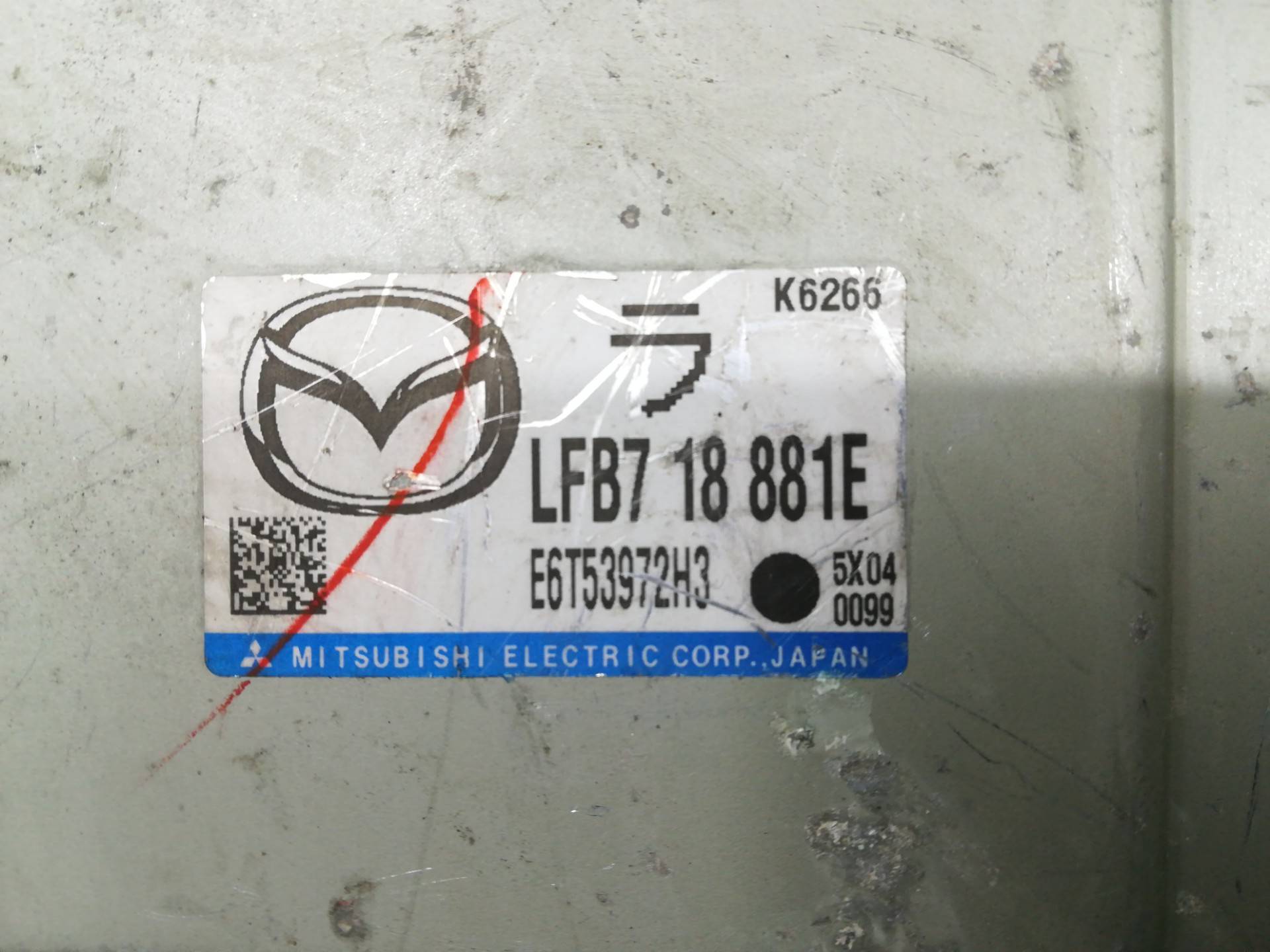 Блок управления двигателем к Mazda 5 LFB718881E, 2006, купить | DT-10752. Фото #2