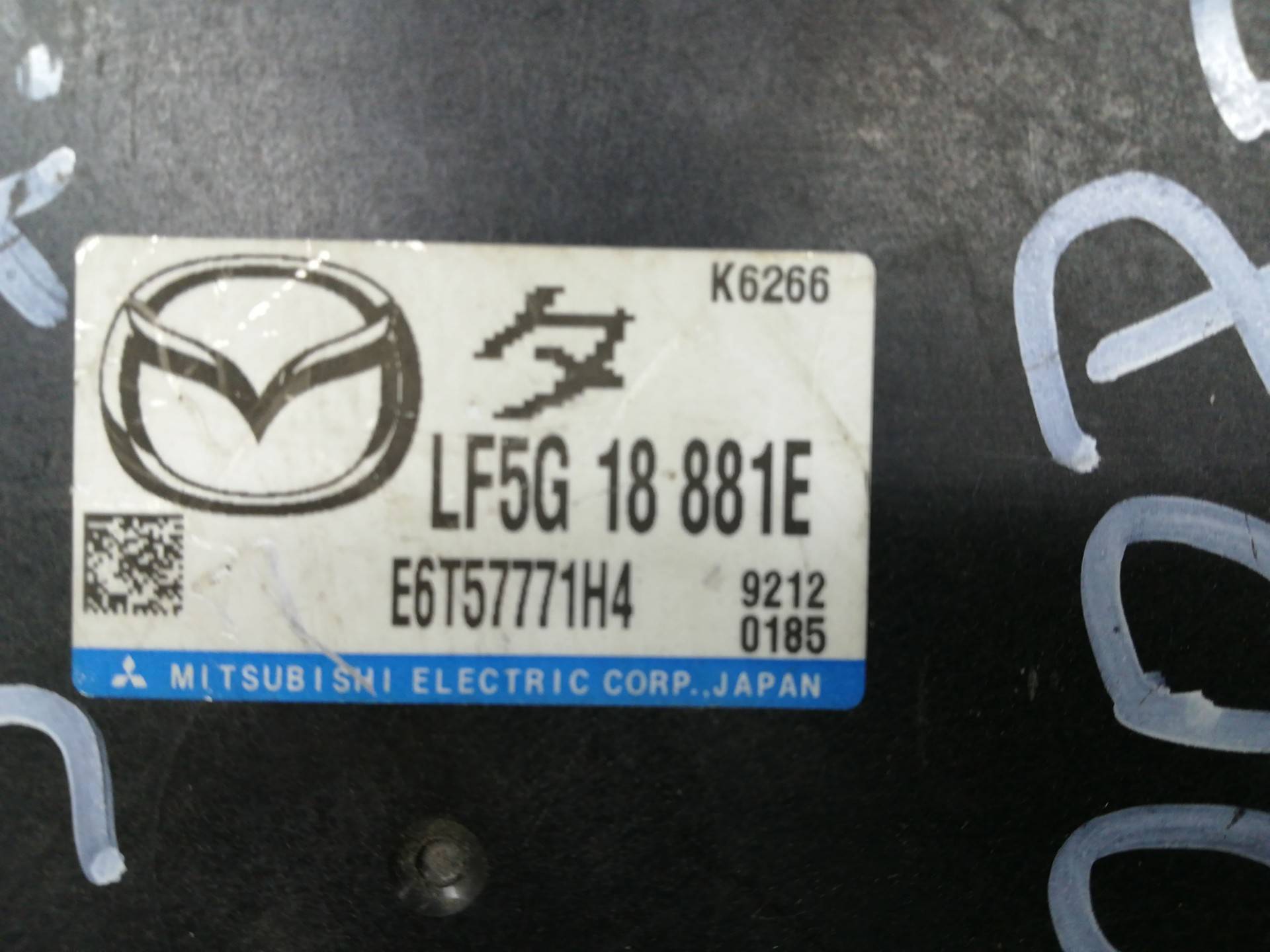 Блок управления двигателем к Mazda 5 LF5G18881E,E6T57771H4, 2008, купить | DT-10023-1. Фото #2
