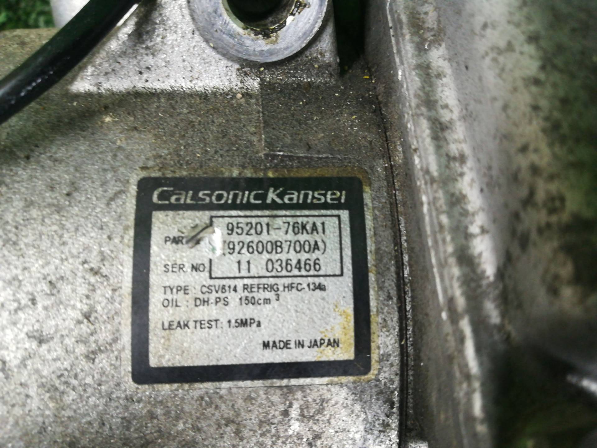 Компрессор кондиционера к Suzuki Kizashi 95201-76KA1, 2012, купить | DT-299851. Фото #3