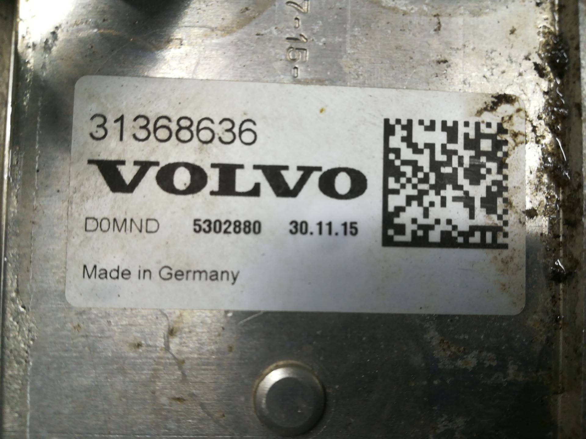 Теплообменник масляного фильтра к Volvo XC60 31368636, 2016, купить | DT-300925_1. Фото #2