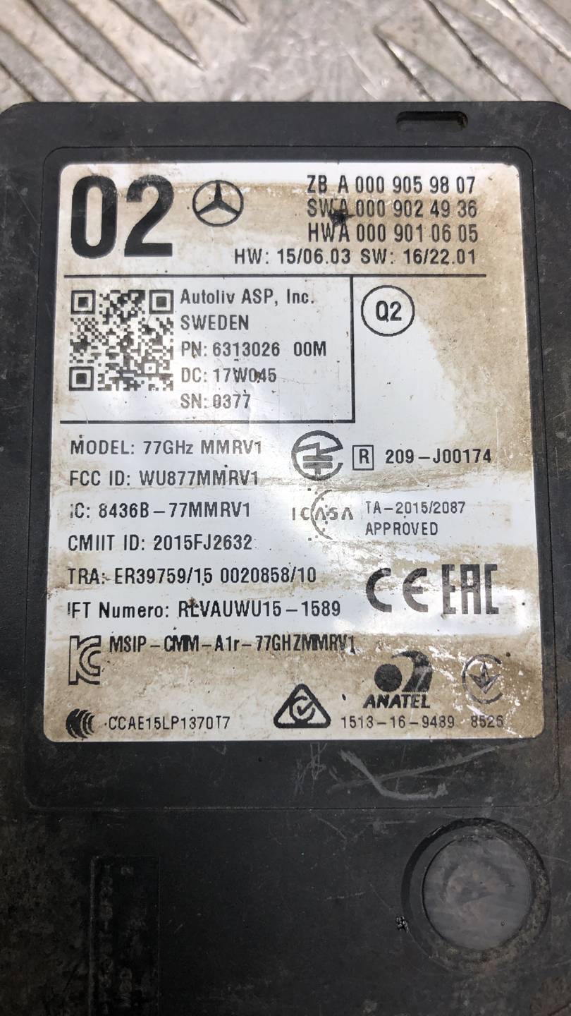 Датчик мертвых (слепых) зон Mercedes E-Class (W213/C238) купить в России