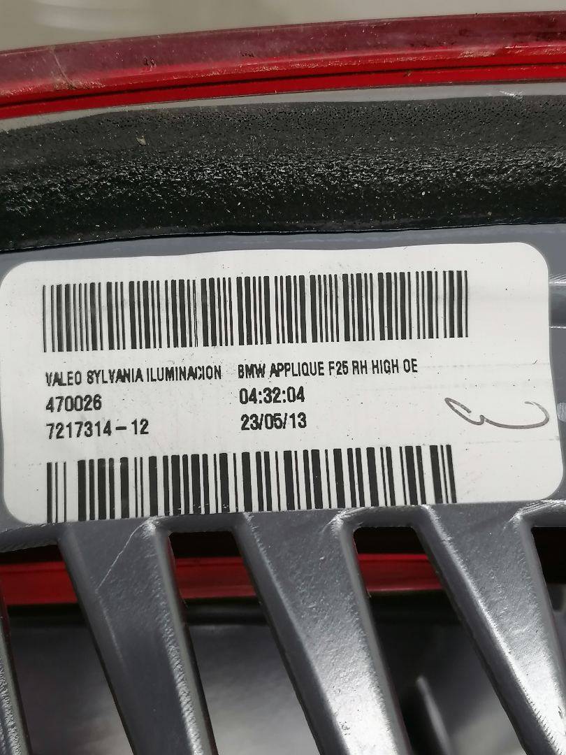 Фонарь крышки багажника правый BMW X3 (F25) купить в Беларуси