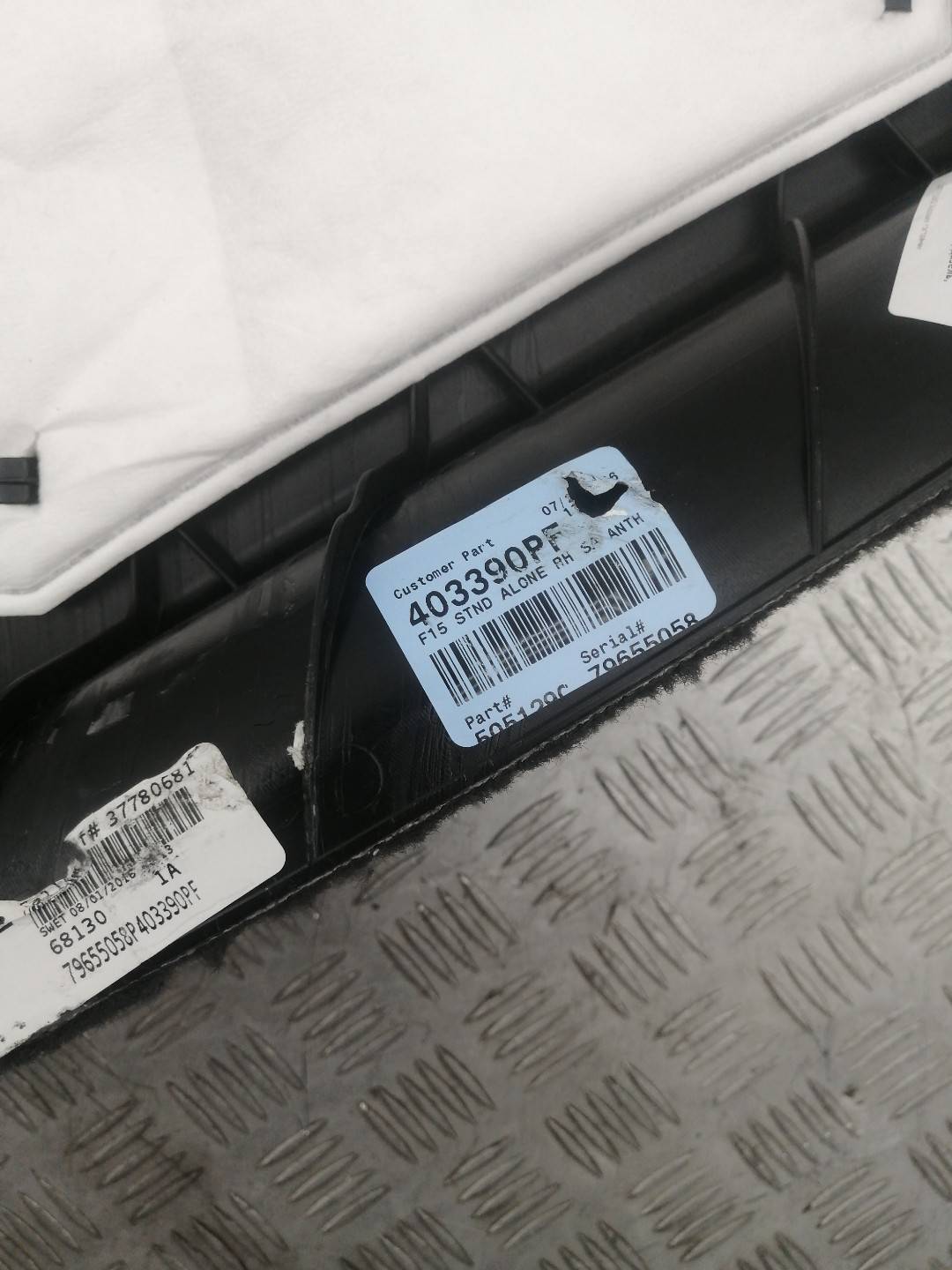 Обшивка багажного отделения BMW X5 (F15) купить в Беларуси