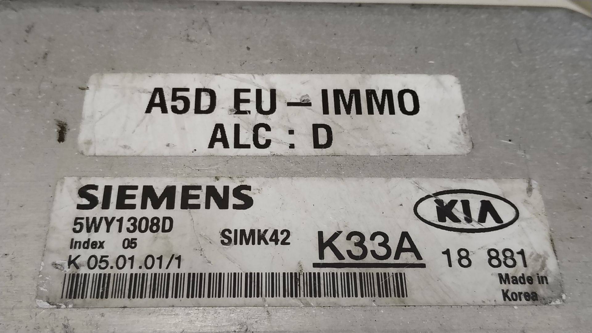 Блок управления двигателем Kia Rio 1 (DC) купить в Беларуси
